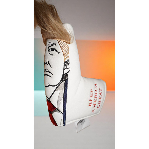 Keep America Great Premium Golf Club Headcover - Quality Leather, Hand-Made - Picture 3 of 11